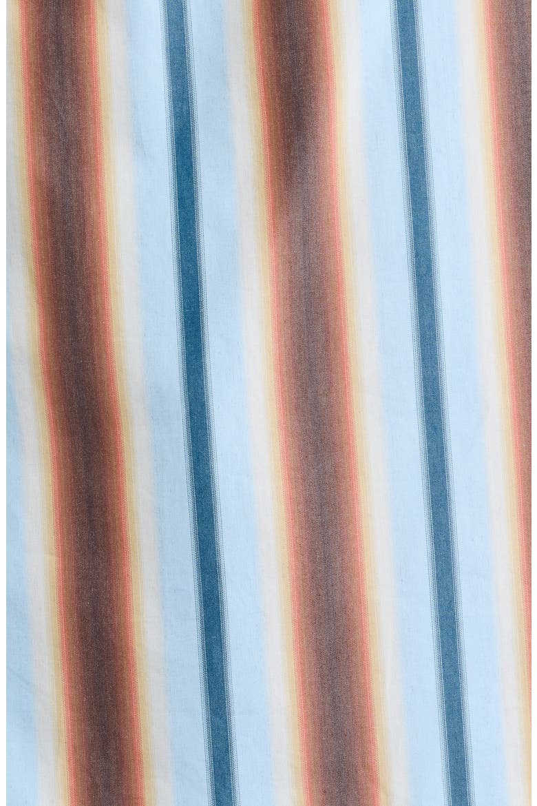 Dev Striped Cotton Sleeveless Top, Alternate, color, OMBRE STRIPE