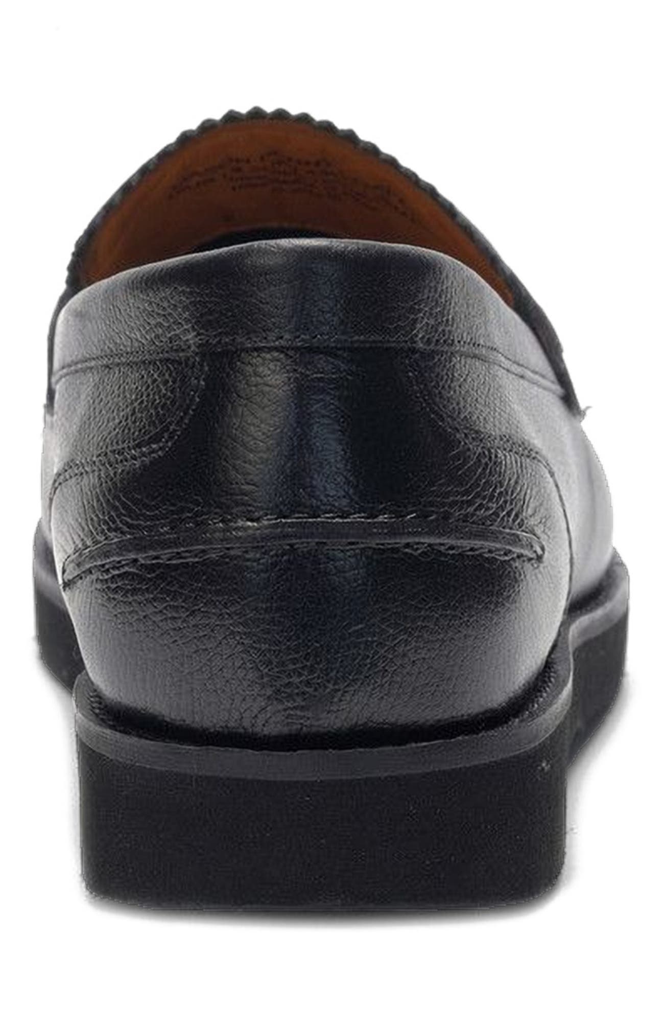 A. Veer Mason Penny Loafer, Alternate, color, Black Leather