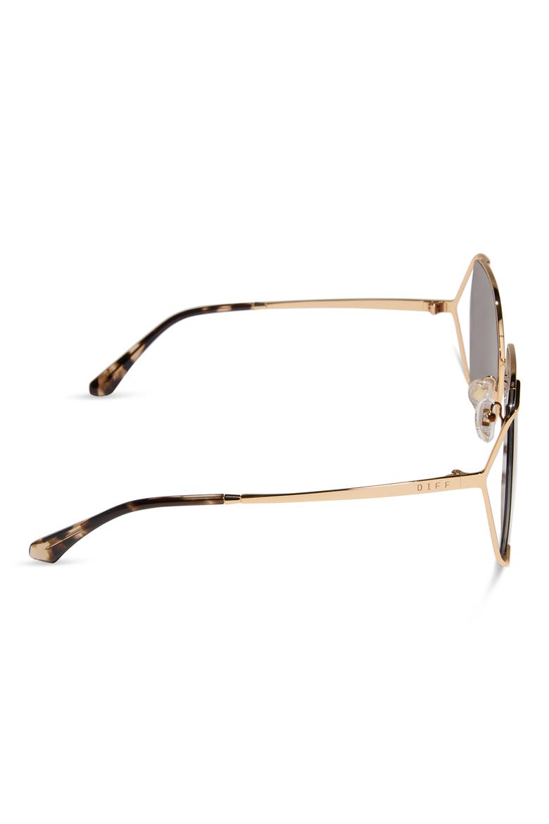 Donna IV 61mm Gradient Square Sunglasses, Alternate, color, BROWN GRADIENT