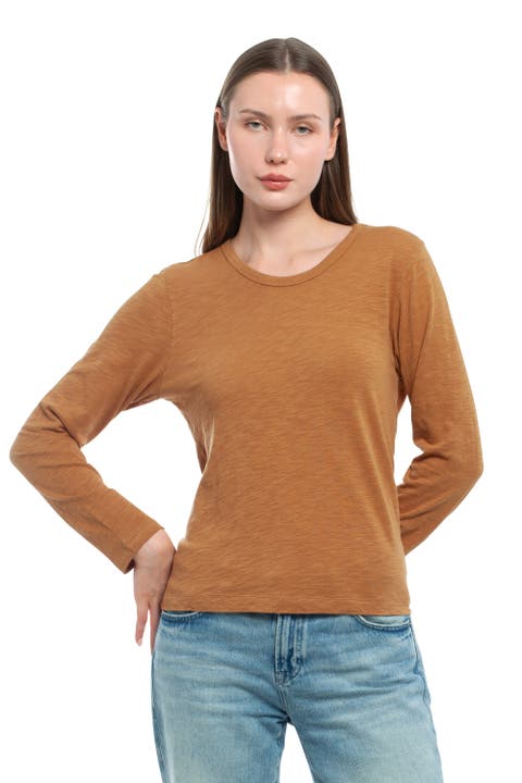 Baby Fit Long Sleeve Shrunken Crew Top