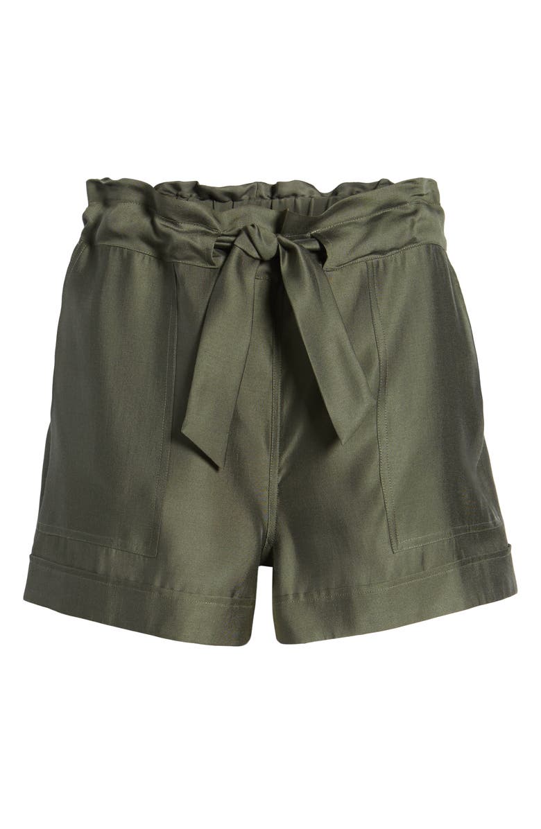 Trouvé Cargo Paperbag Waist Shorts, Alternate, color,