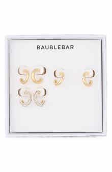 Golden Rule Set of 3 Assorted Hoop Earrings Set