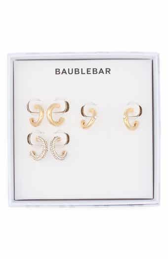 Golden Rule Set of 3 Assorted Hoop Earrings Set