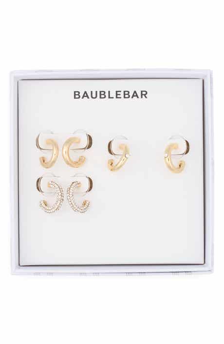 Golden Rule Set of 3 Assorted Hoop Earrings Set