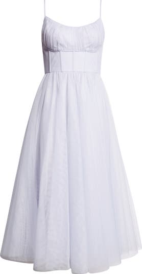 【Zimmermann】Tulle corset midi dress Zimmermann Tulle Corset Midi Dress | Shopbop
