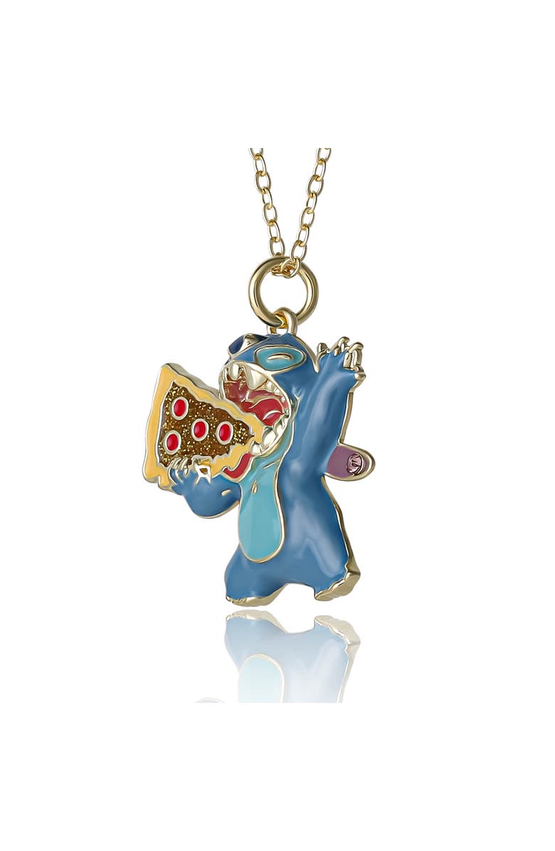 Disney Pizza Blue Enamel Character Pendant, Alternate, color, Blue
