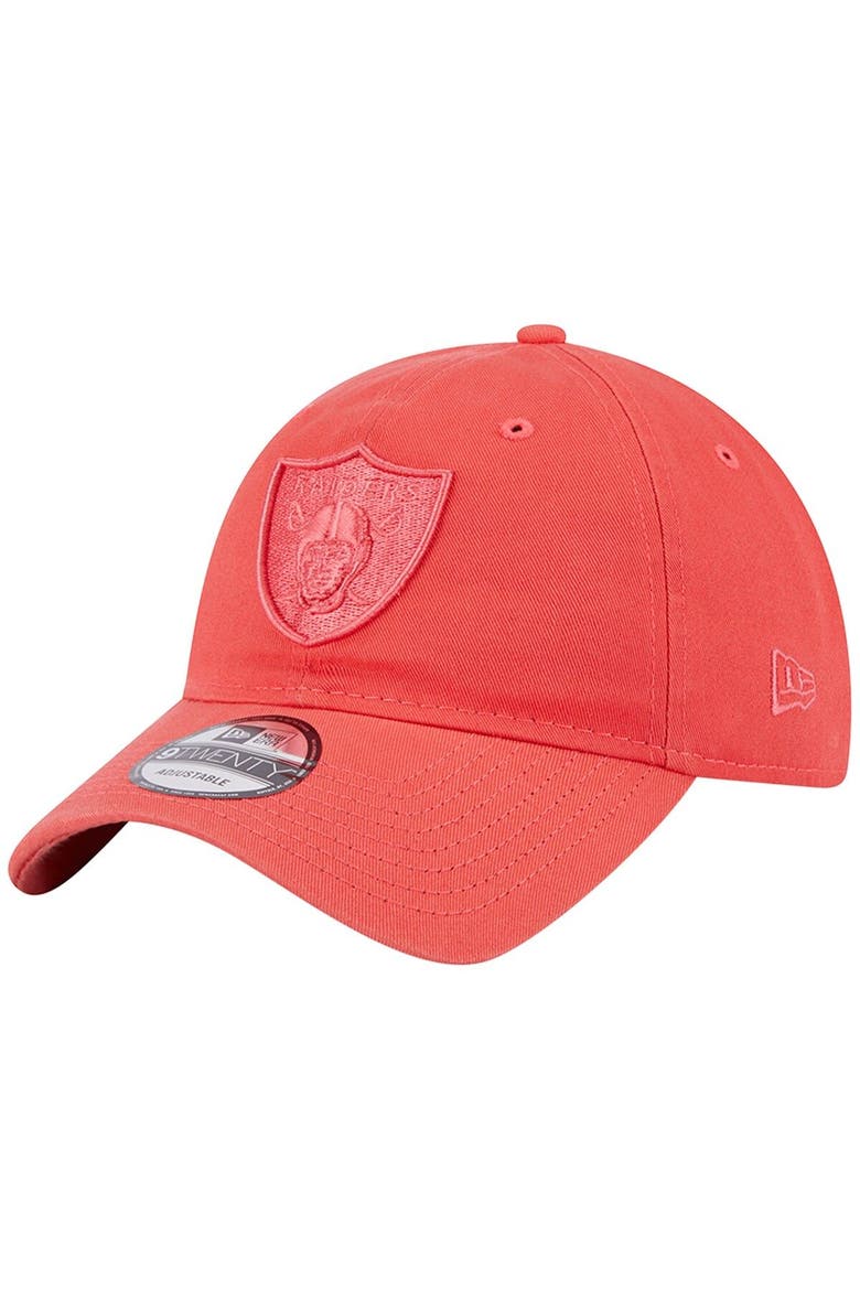 Men's New Era Red Las Vegas Raiders Core Classic 2.0 Brights 9TWENTY Adjustable Hat, Main, color, Red