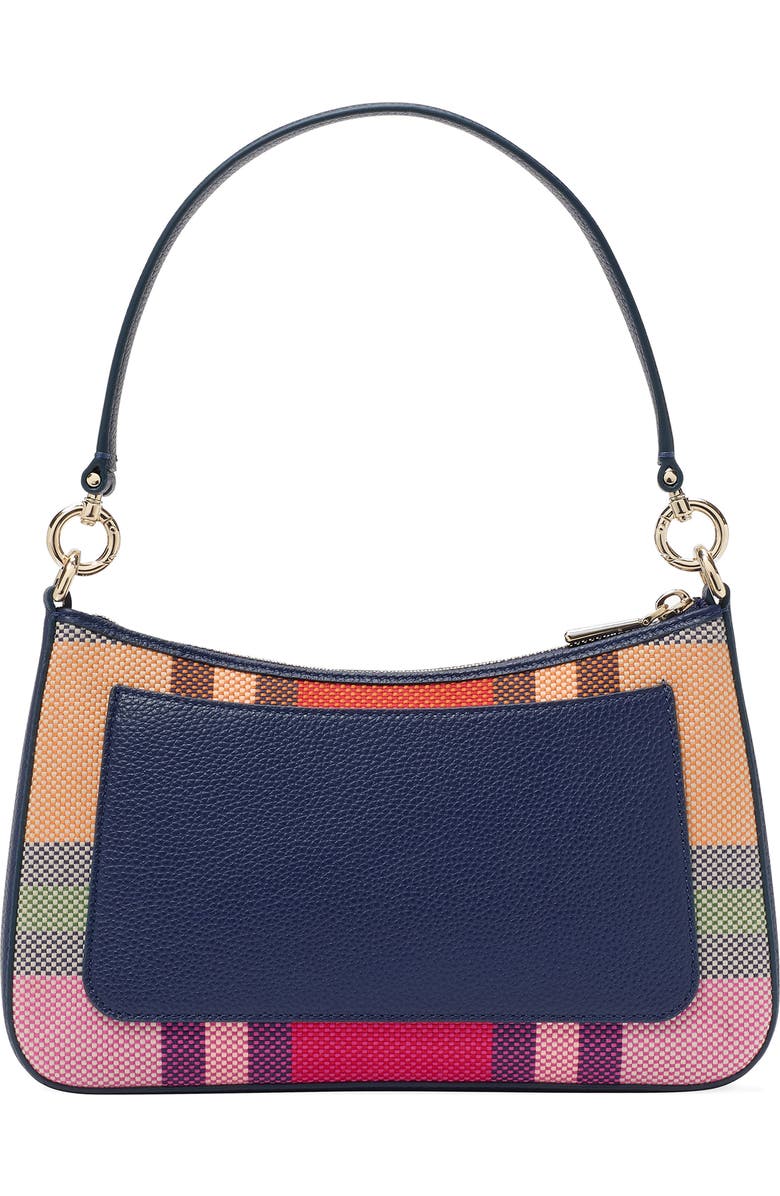 Kate Spade New York hudson grand plaid shoulder bag, Alternate, color,