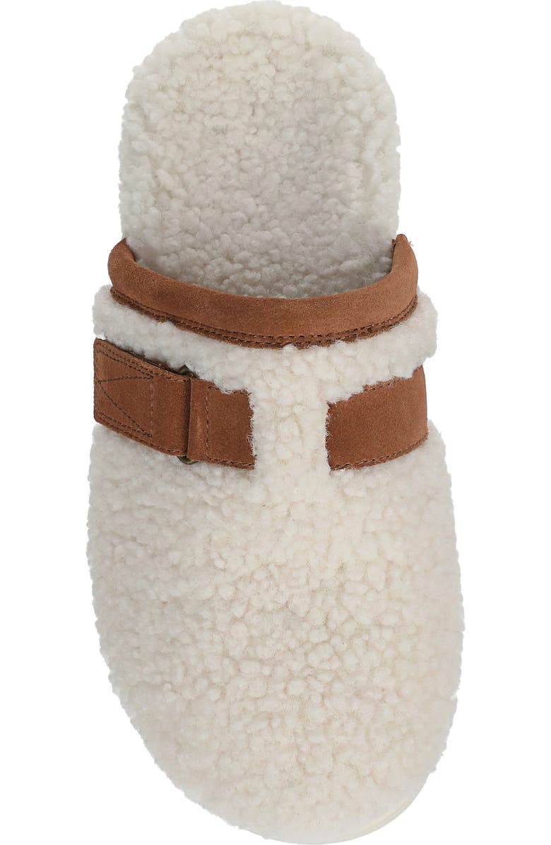 Vionic Izzy Faux Shearling Clog, Alternate, color, Cream