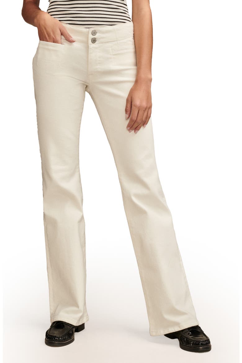 Sweet Flare Jeans, Main, color, BRIGHT WHITE