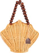 Jelavu Shelly Handwoven Rattan Seashell Bag