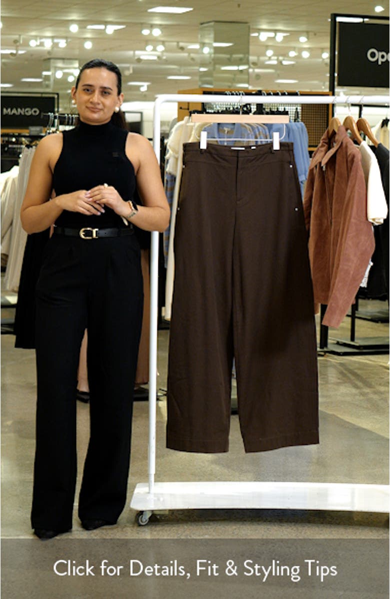 Cotton Utility Wide Leg Pants, sales video thumbnail