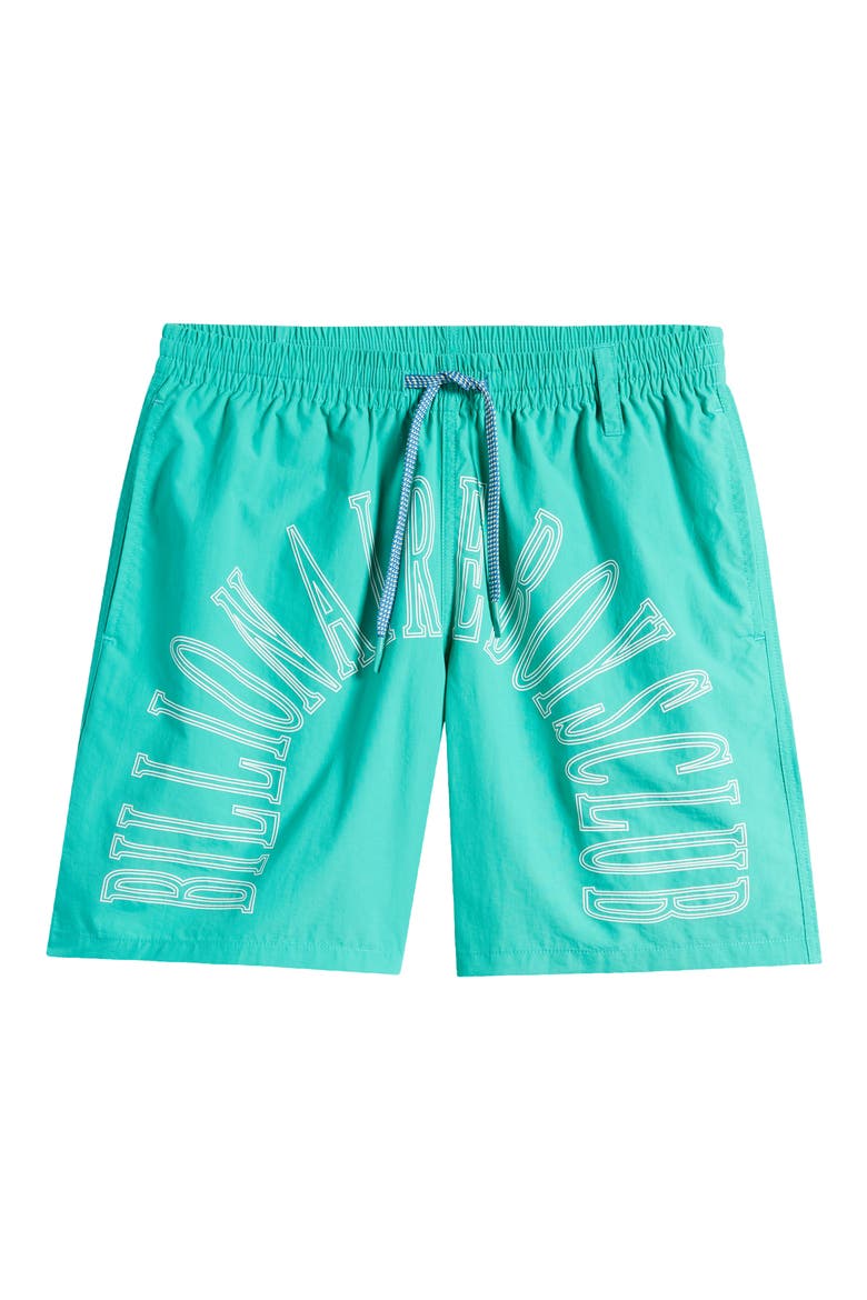 Sunrise Drawstring Nylon Shorts, Alternate, color, SEA GREEN