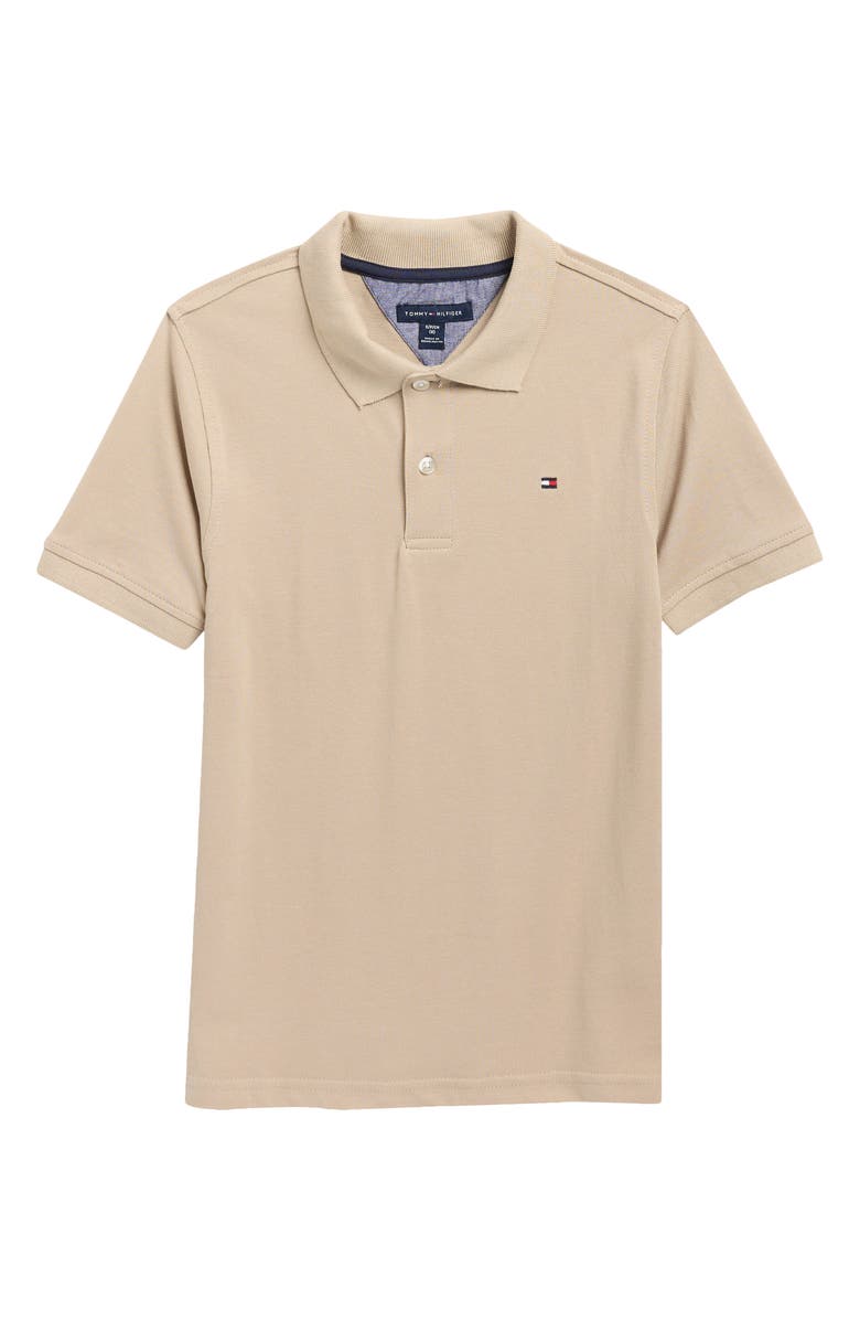 Tommy Hilfiger Kids' Ivy Cotton Polo, Main, color, Sandalwood