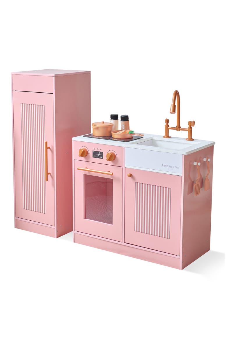 Little Chef Chester Play Kitchen & Accessories, Main, color, PEACH