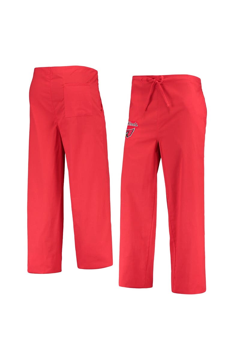 CONCEPTS SPORT Women's Concepts Sport Cardinal Arizona Cardinals Scrub Pants, Main, color, 