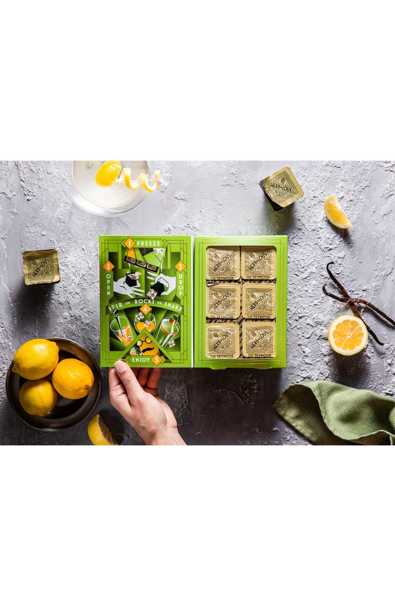 Herb & Lou's The Seymour 6-Pack Infused Ice Cubes, Alternate, color, 