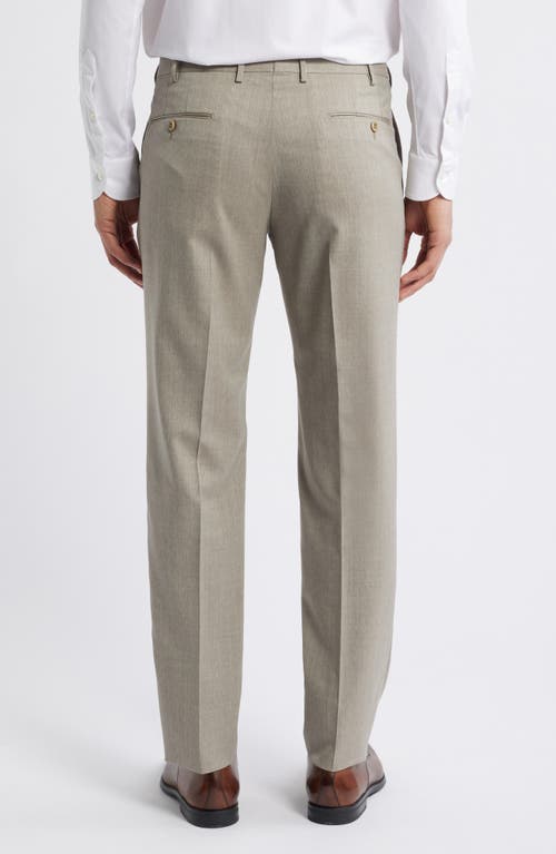 Zanella Parker Stretch Wool Trousers In Gray