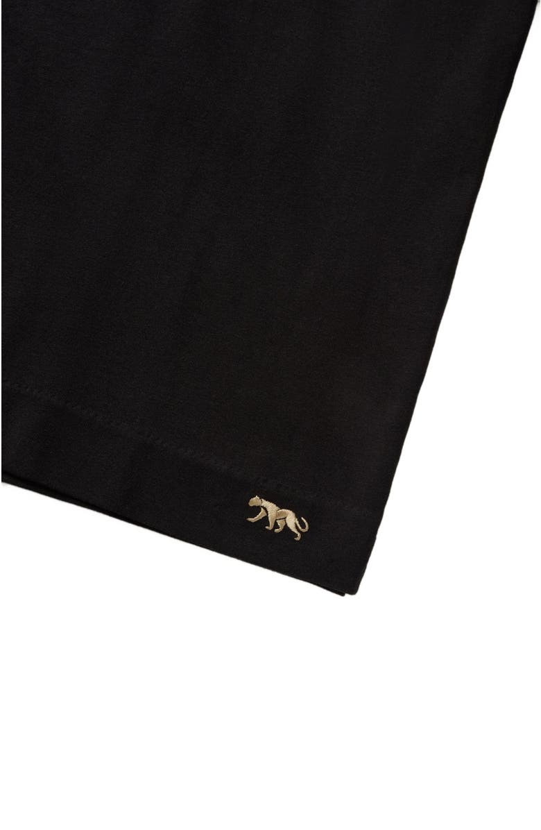 Robert Talbott Dean Stretch Jersey Tee, Alternate, color, Black