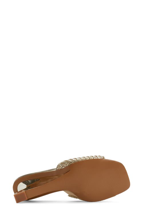 Shop Aldo Fiala Wedge Sandal In Gold
