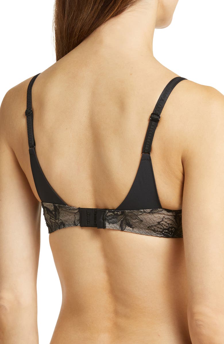 Chantelle Lingerie Orchids Underwire Demi Bra, Alternate, color,