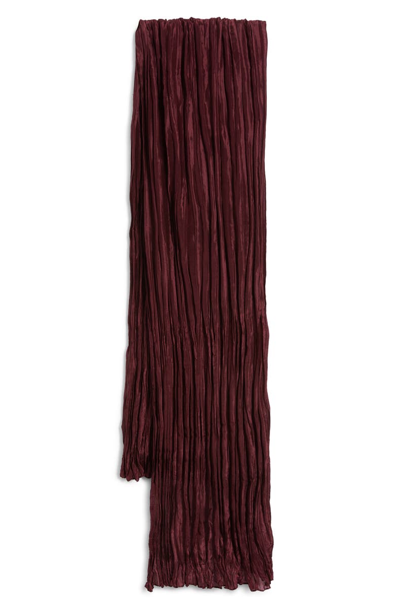 Eileen Fisher Whisper Silk Scarf, Alternate, color, Wine