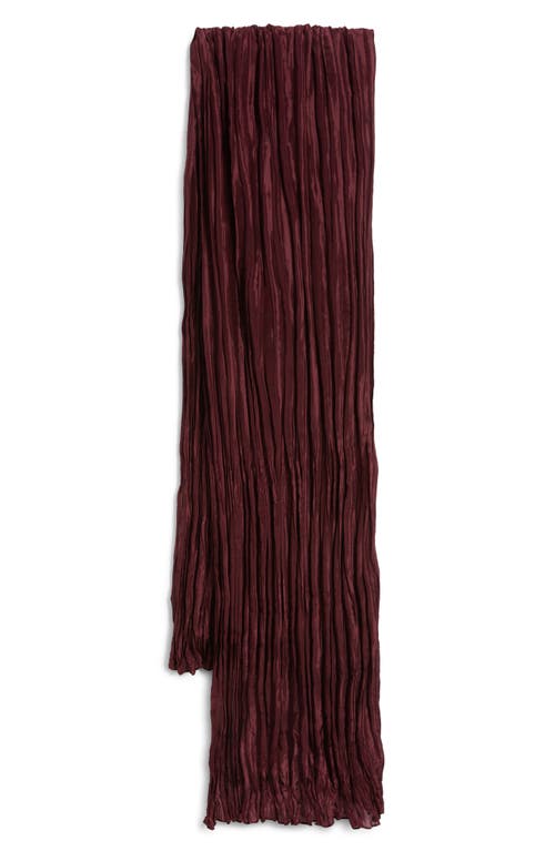 Eileen Fisher Whisper Silk Scarf In Burgundy