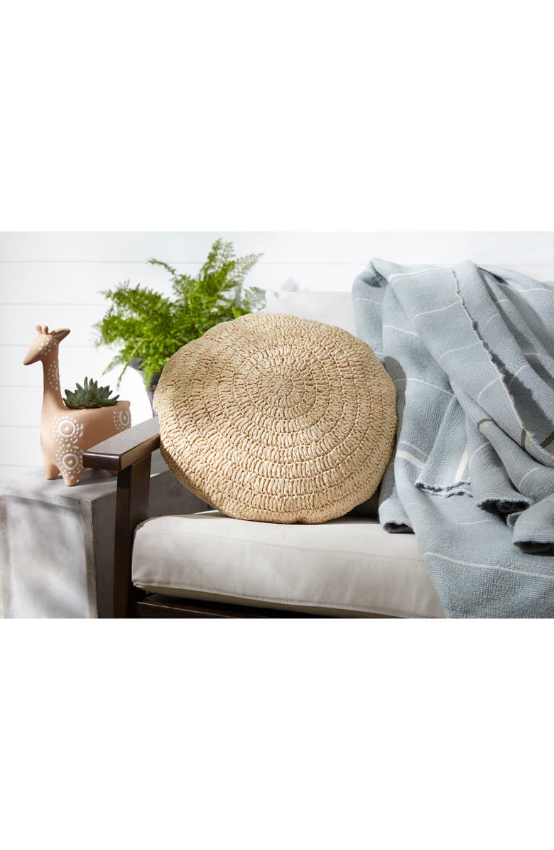 Treasure & Bond Round Jute Pouf, Alternate, color, 