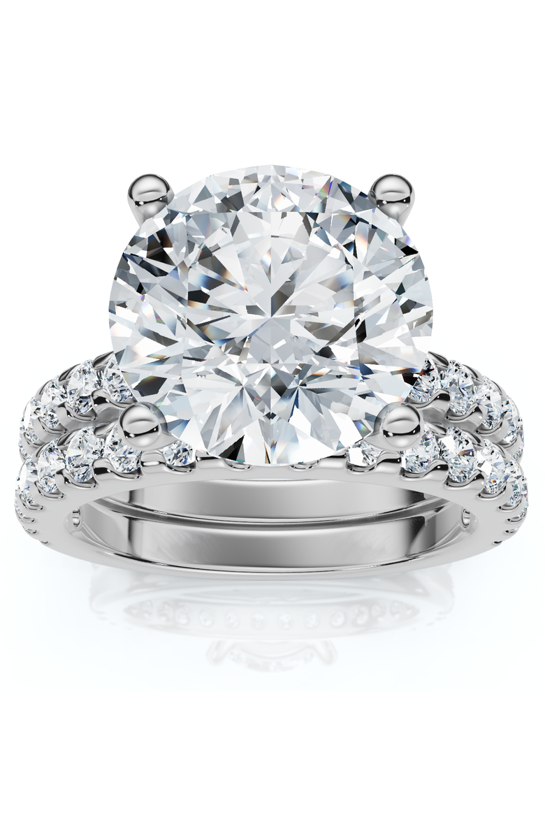 Bliss Diamond Certified 3 1/2Ct Diamond Engagement Matching Wedding Rings 14k Gold Lab Grown, Main, color, 