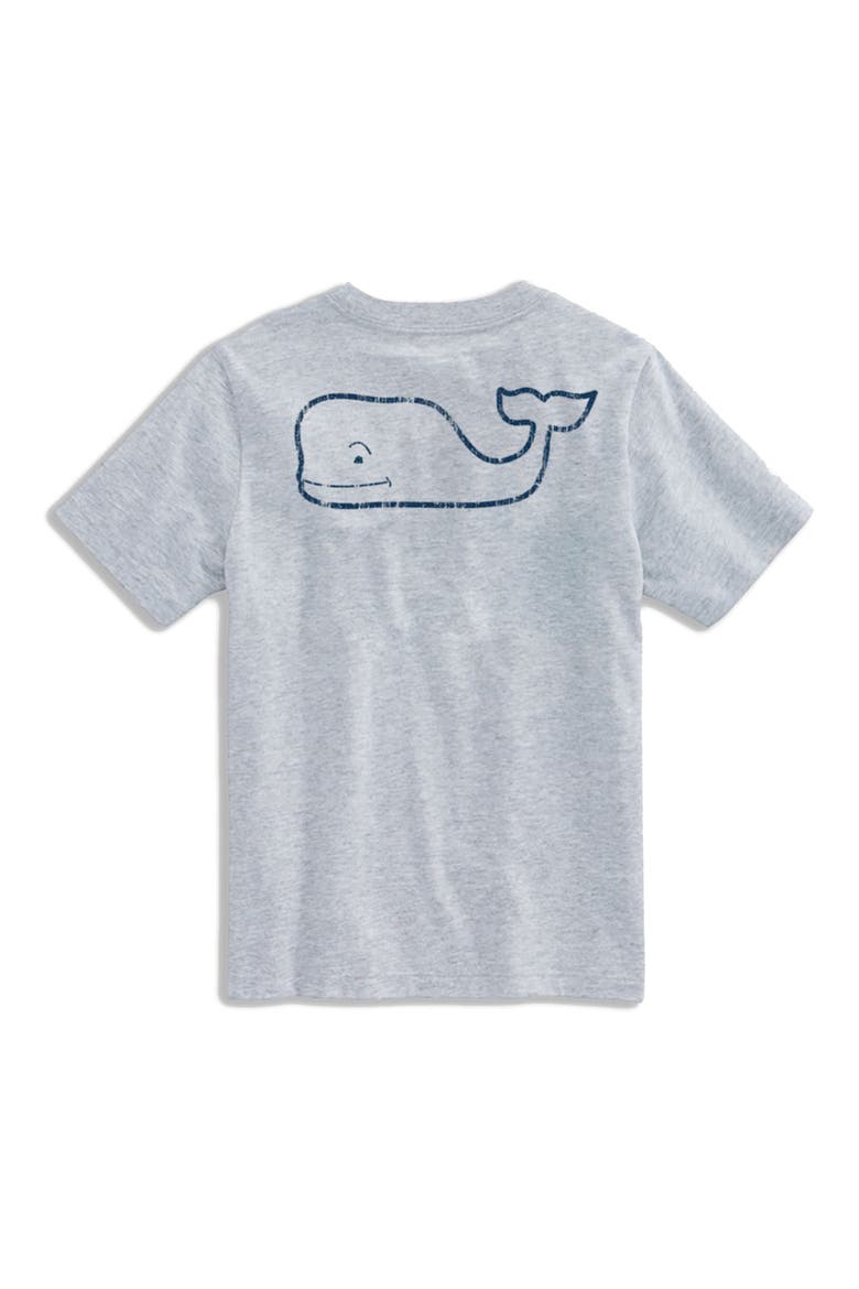 Kids' Whale Logo Pocket Graphic T-Shirt, Alternate, color, GRAY HEATHER