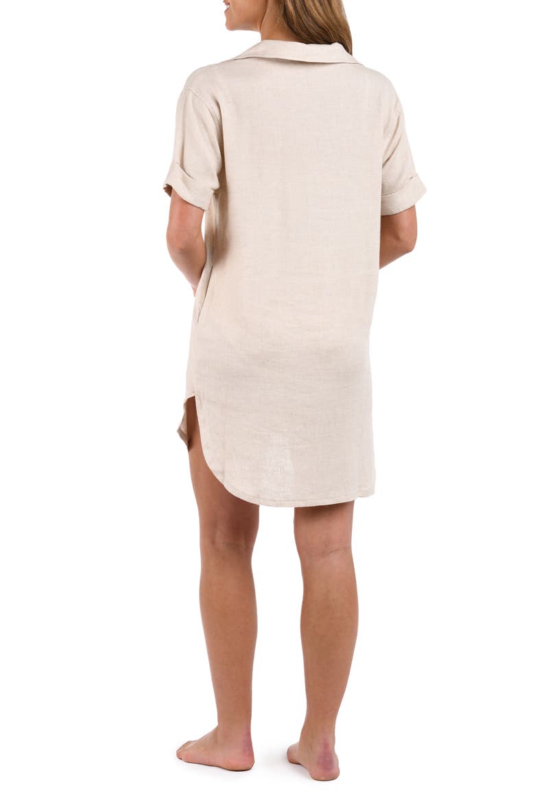 Delphine Cover-Up Shift, Alternate, color, TAUPE