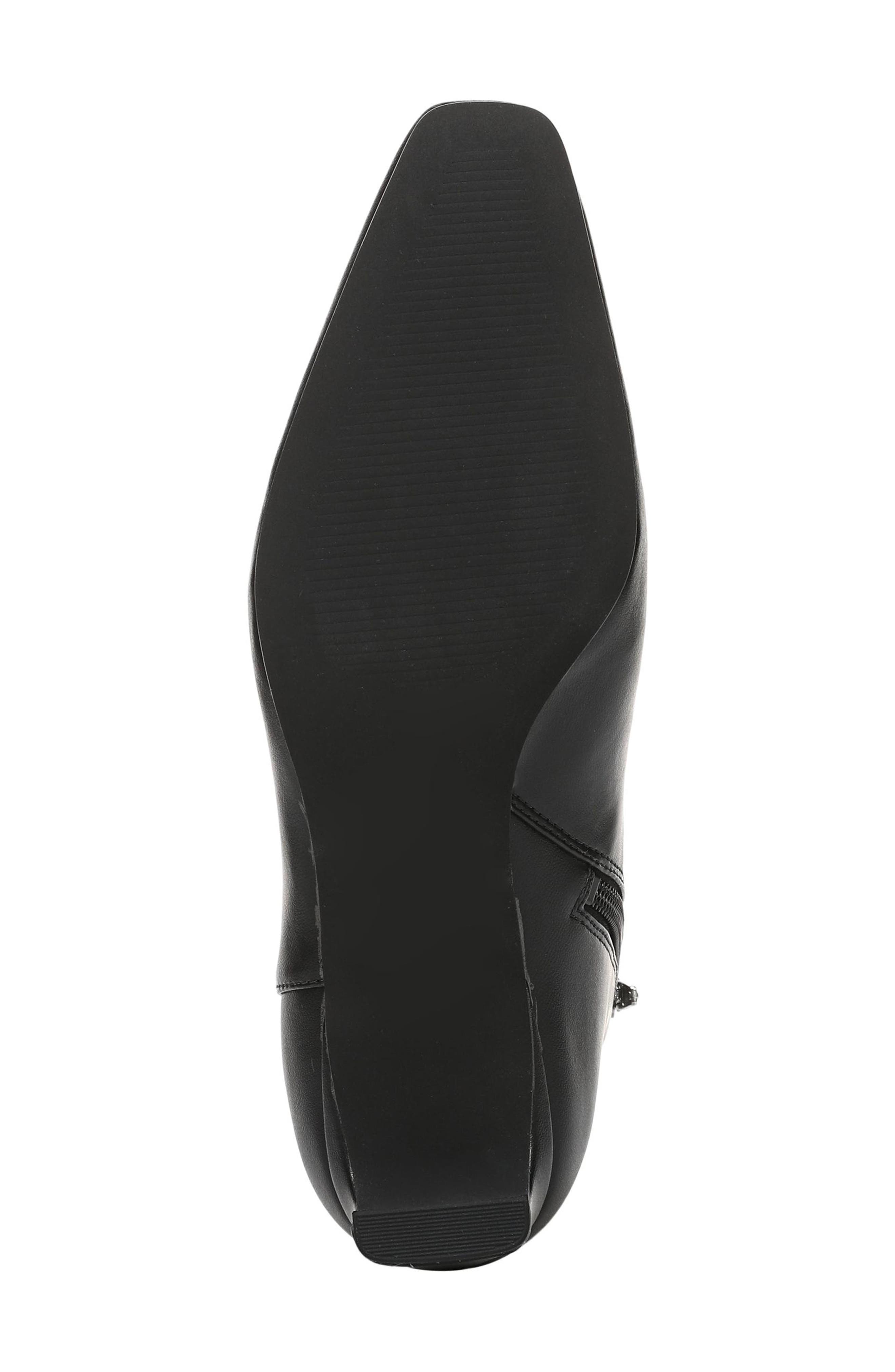 Aldie Faux Leather Bootie, Alternate, color, BLACK