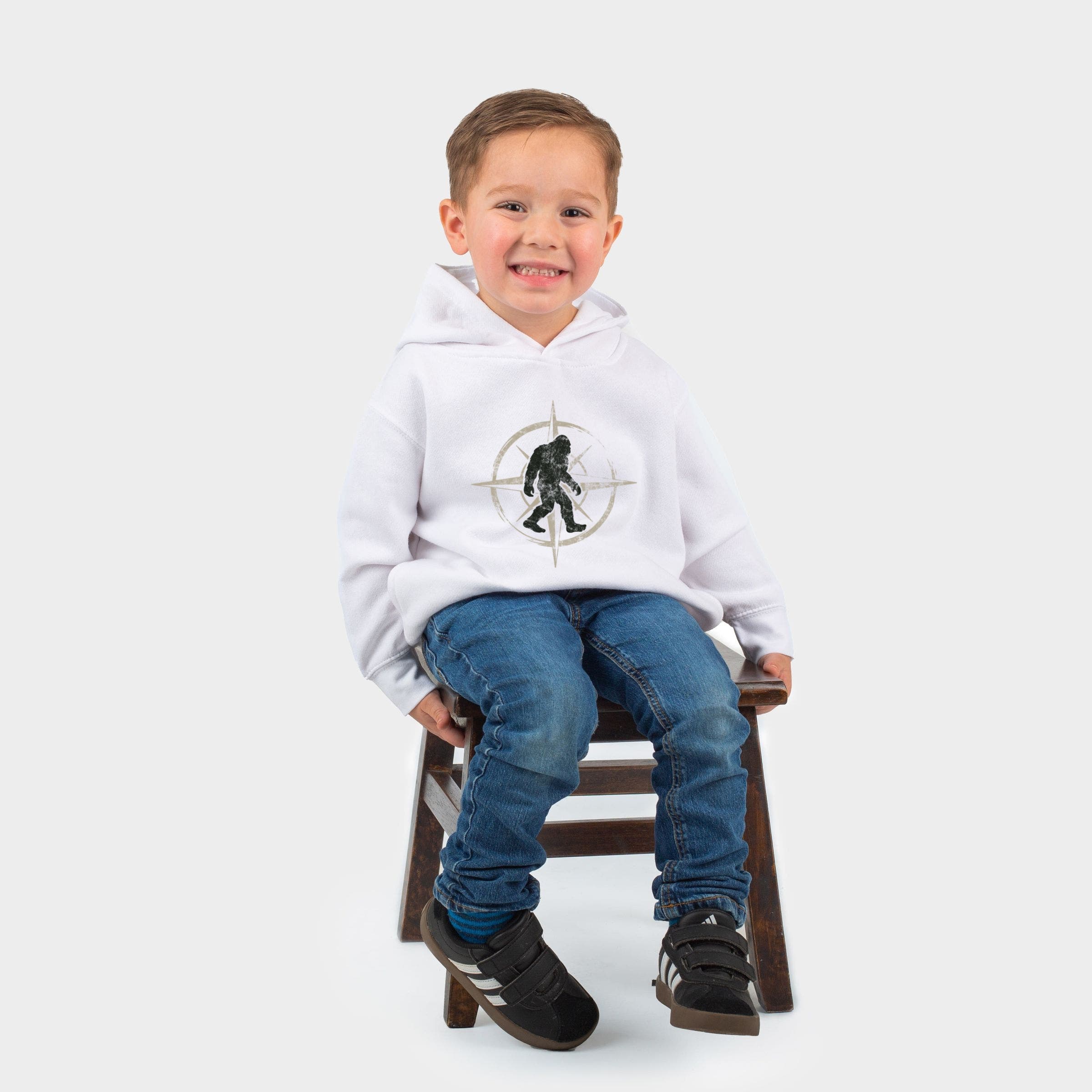 The Juniper Shop Wild Compass Distressed Hoodie Toddler | Nordstrom