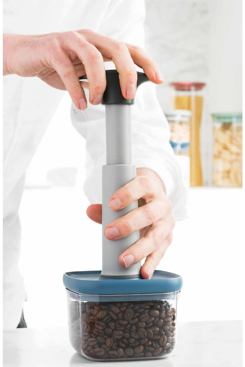INTERNATIONAL Leo 4-Piece Vacuum Food Containers, Alternate, color, BLUE