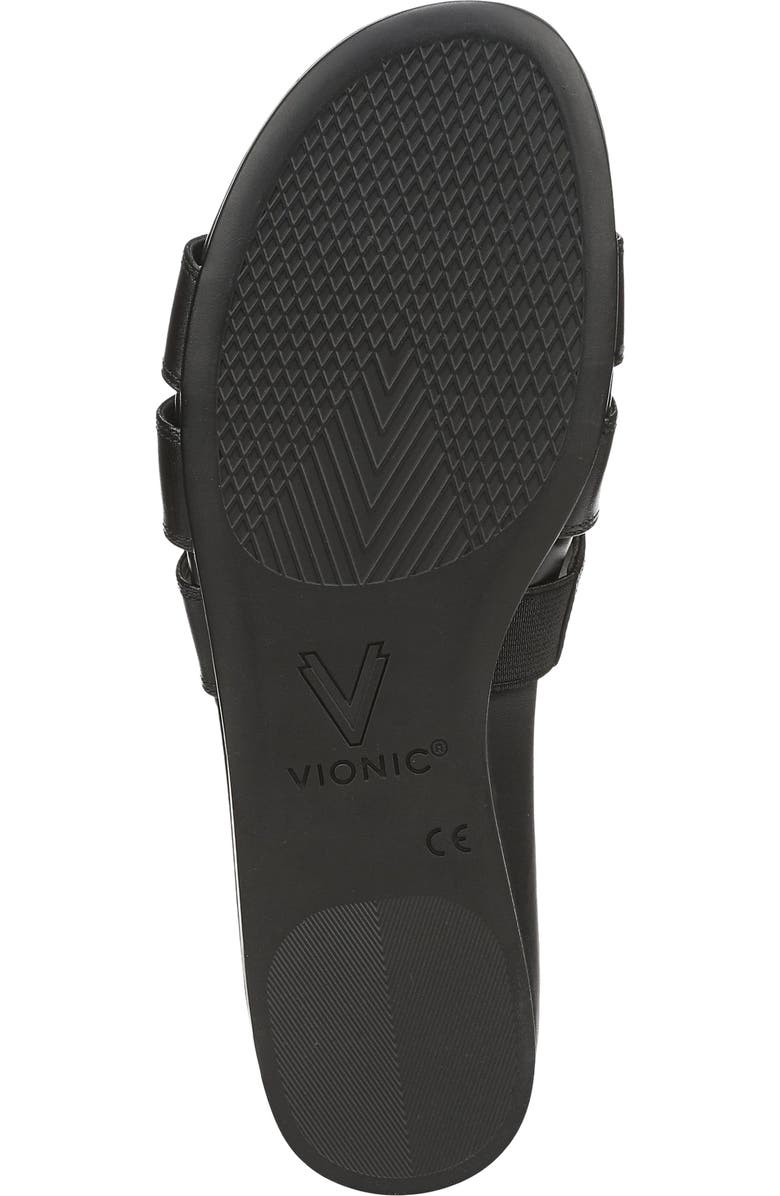 Vionic Glendora Slide Sandal, Alternate, color, Black
