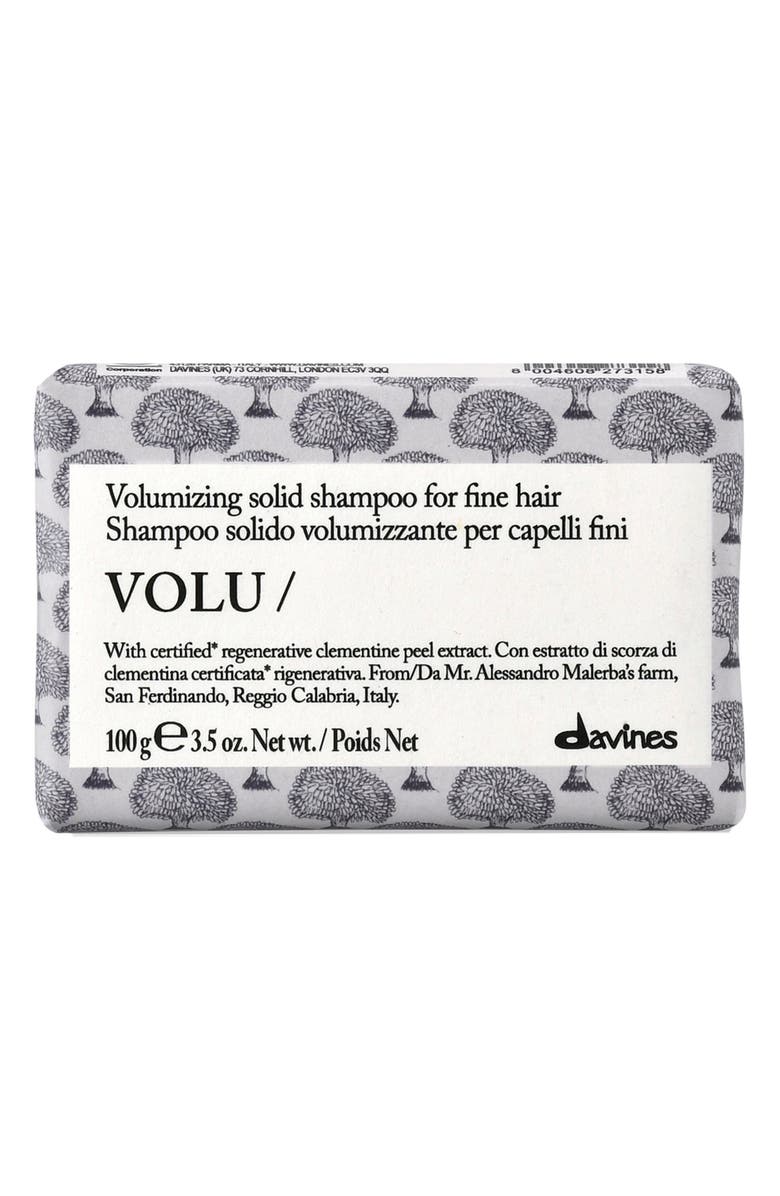 Davines Volu Shampoo Bar, Main, color, 