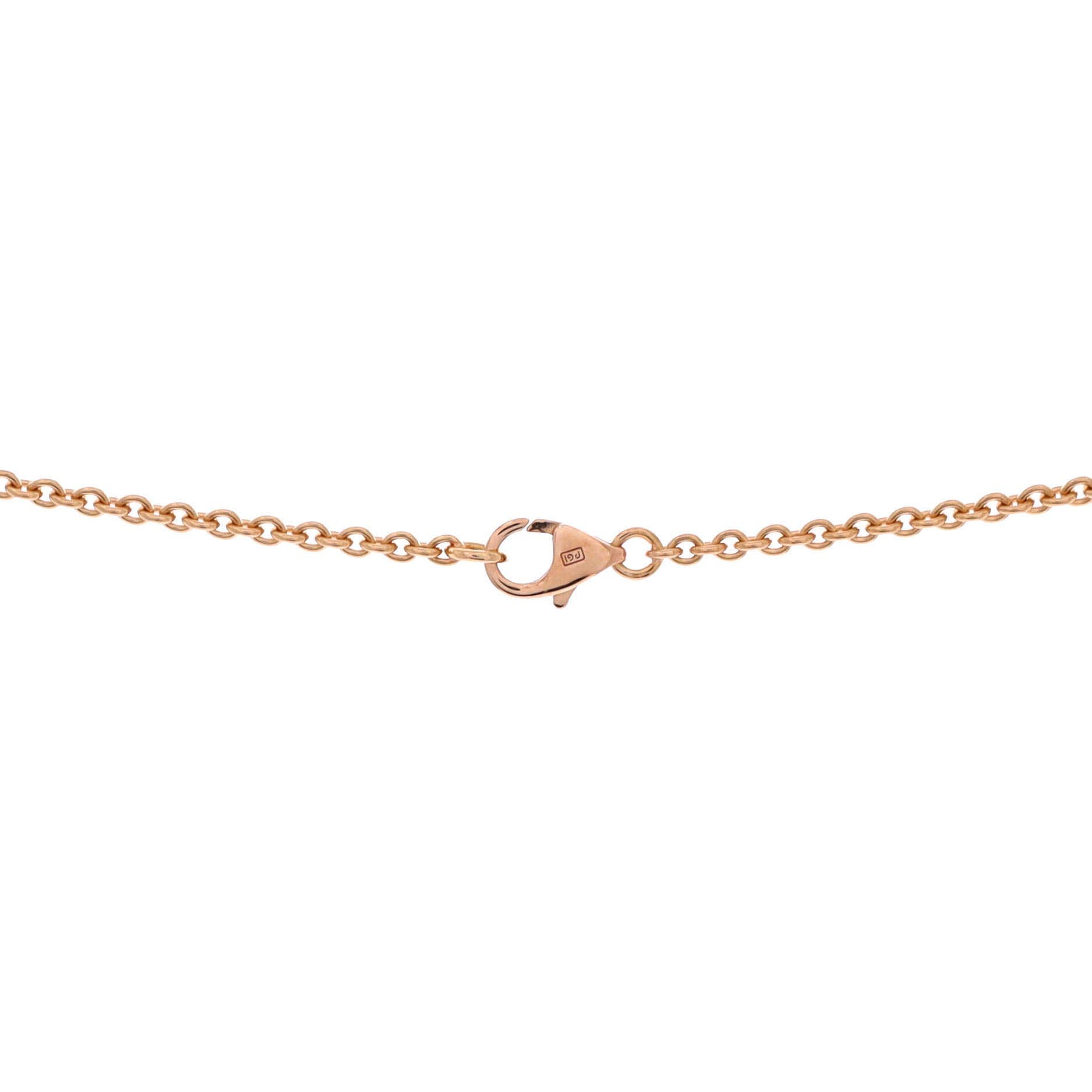 Love Interlocking Necklace 18K Rose Gold, Alternate, color, Metallic Gold