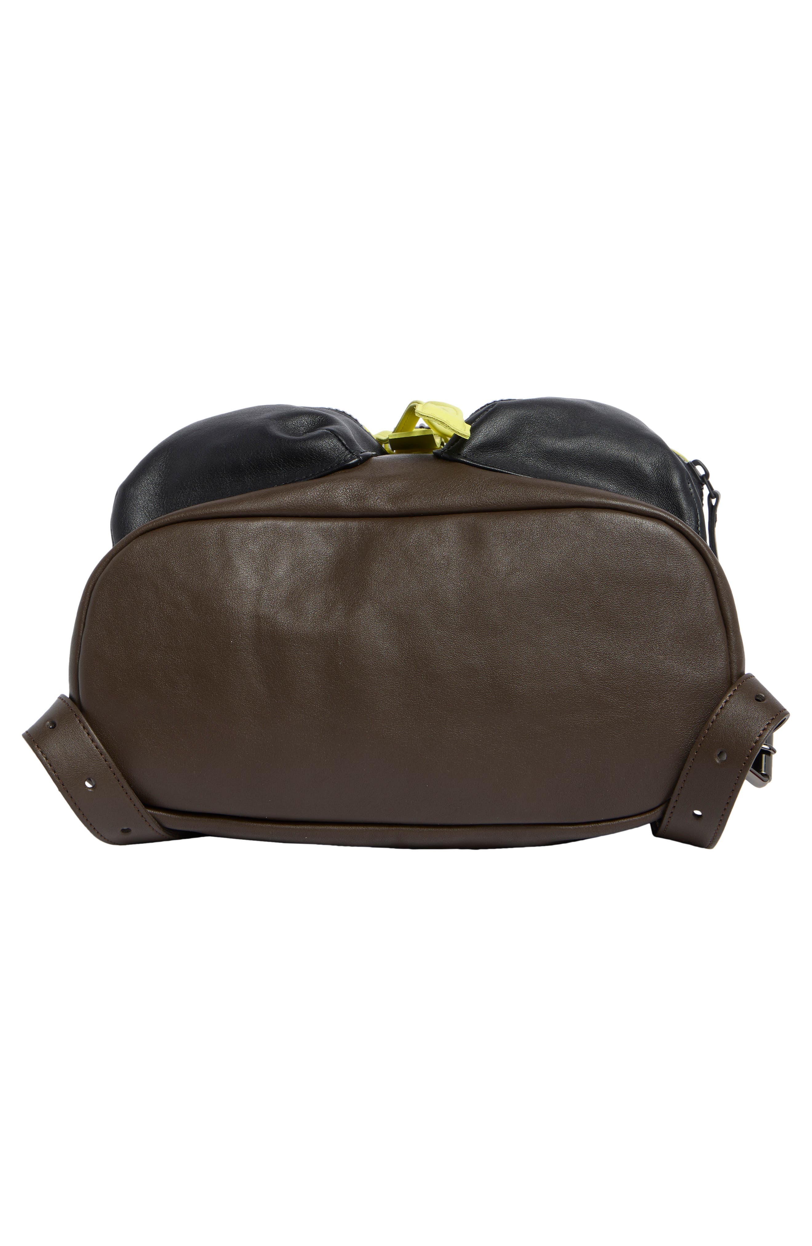Longchamp Medium 3D Colorblock Leather Backpack, Alternate, color, Terra