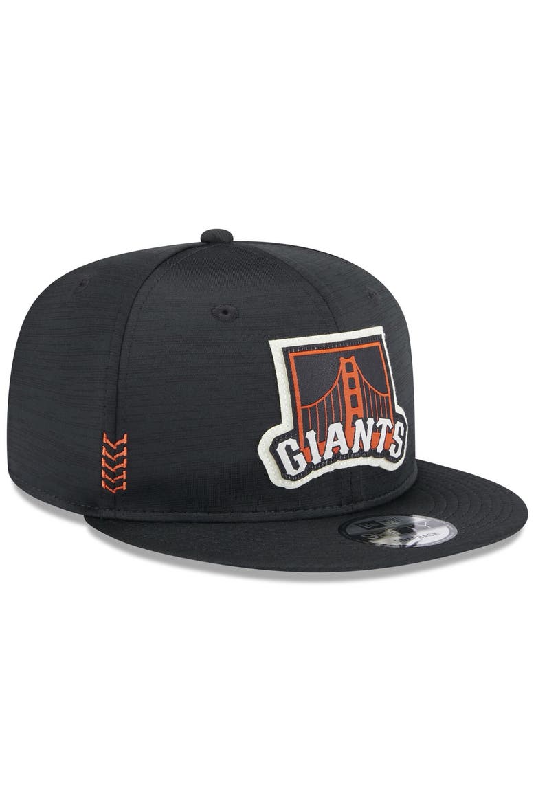 Men's New Era  Black San Francisco Giants 2024 Clubhouse 9FIFTY Snapback Hat, Alternate, color, Black
