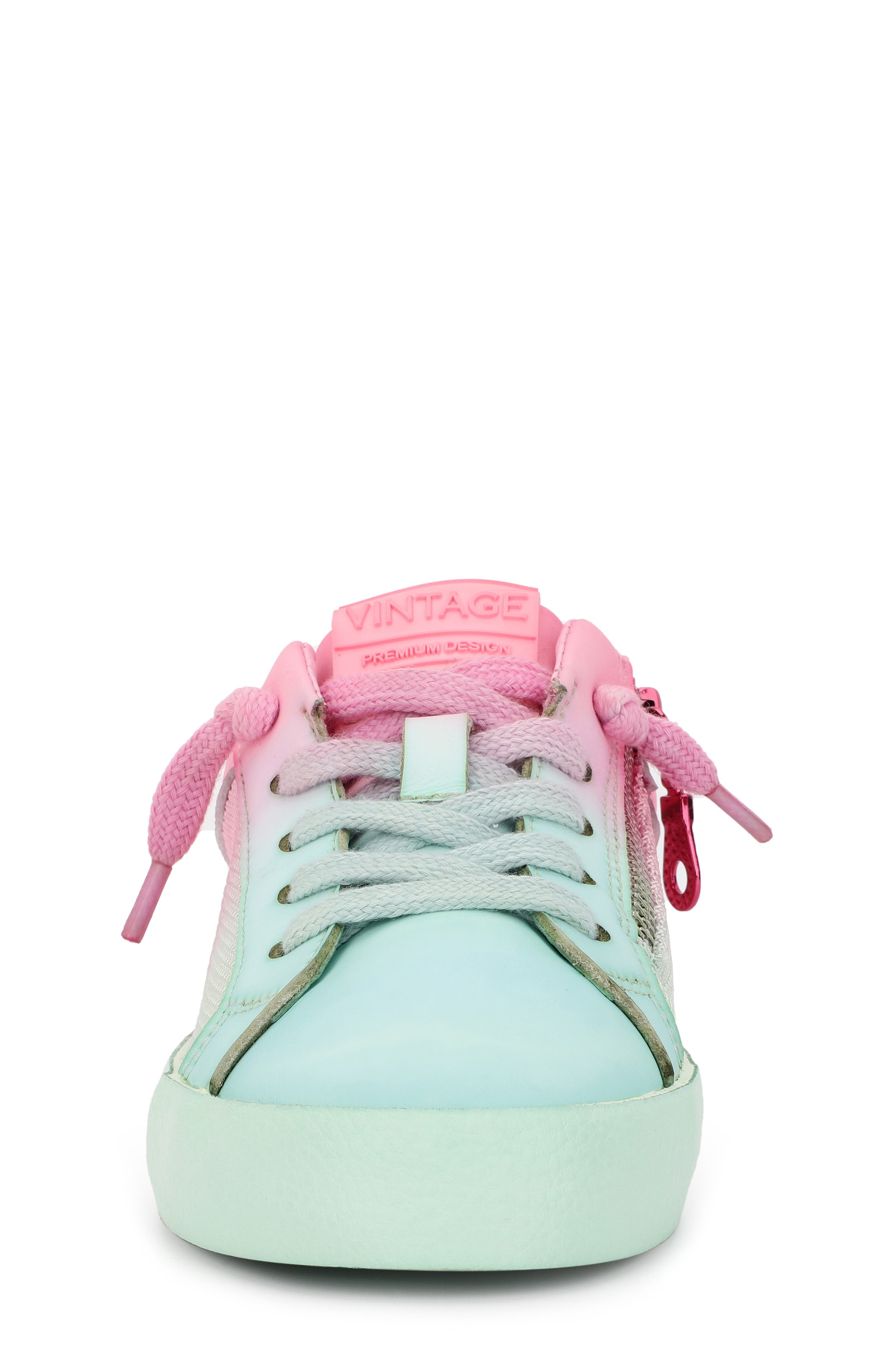 Vintage Havana Kids' Sam Water Resistant Sneaker, Alternate, color, Pink/ Green