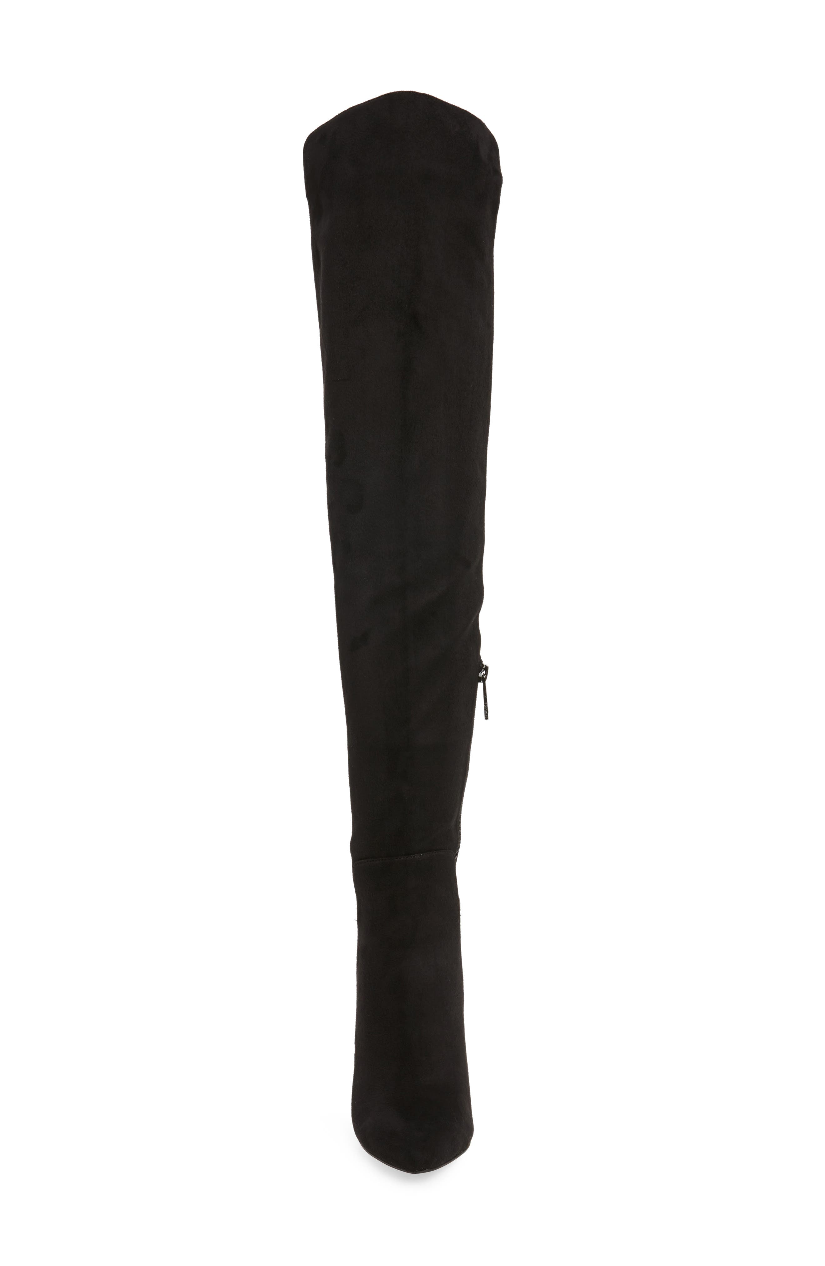 Perfect Over the Knee Boot, Alternate, color, BLACK SUEDE