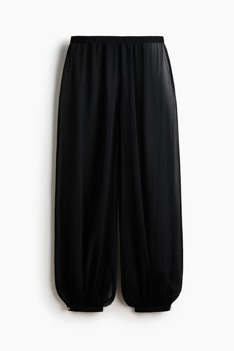 Balloon-leg Pull-on Trousers