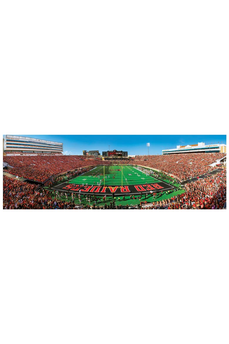 Texas Tech 1000pc Panoramic Puzzle, Alternate, color, Multicolor