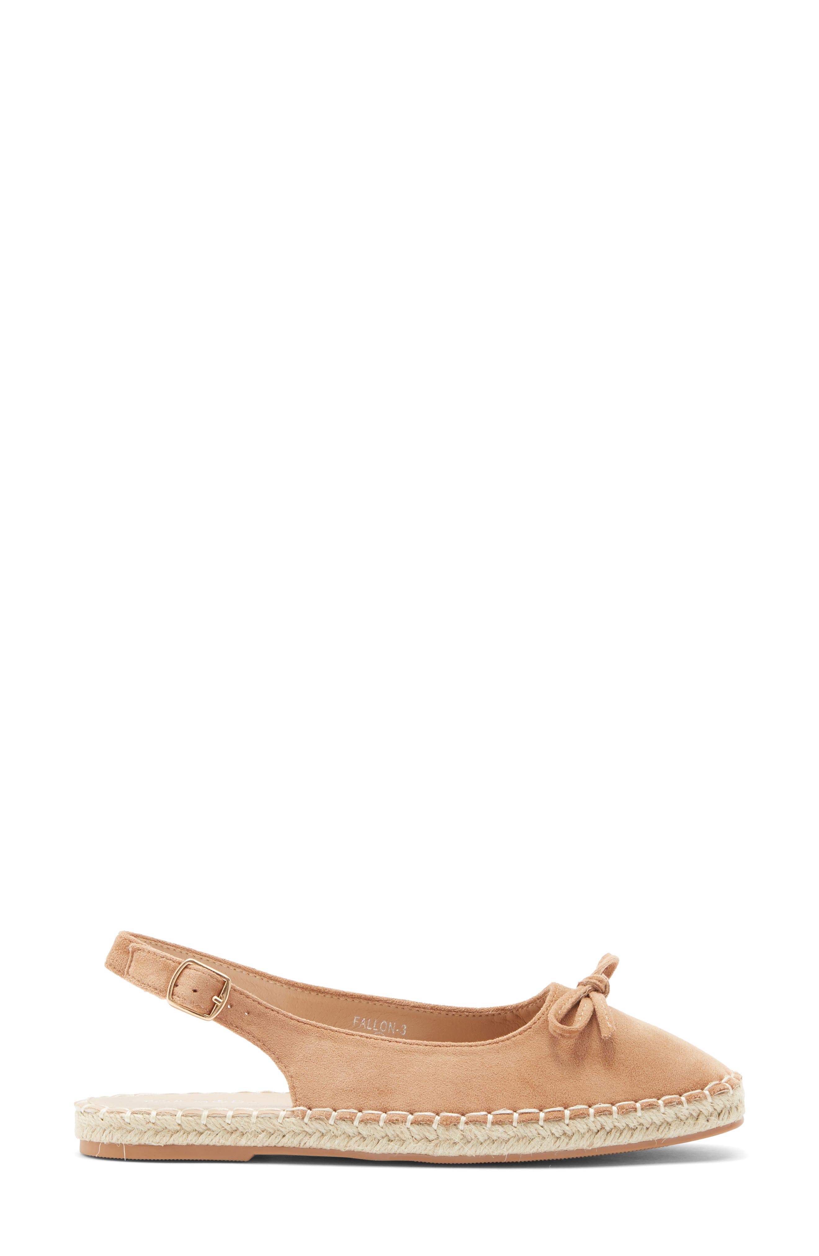 TOP MODA Fallon Slingback Flat, Alternate, color, Camel Suede