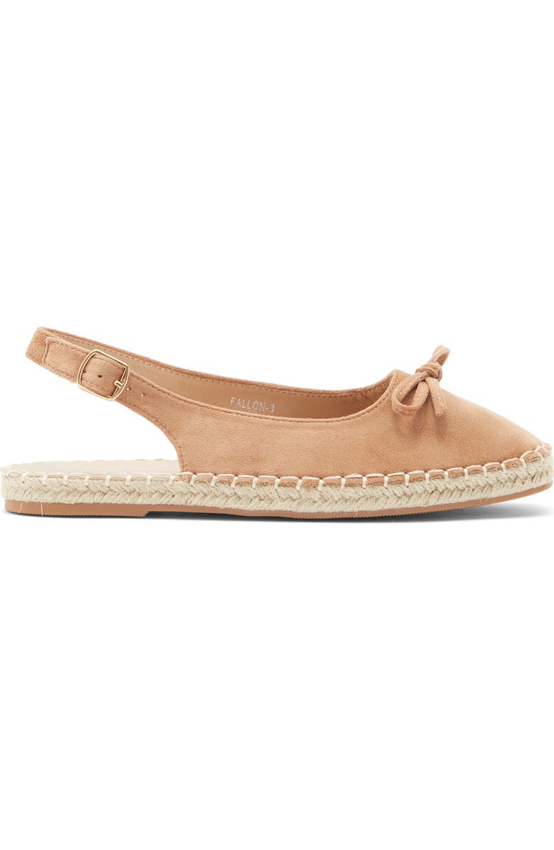 TOP MODA Fallon Slingback Flat, Alternate, color, Camel Suede