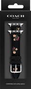 COACH Floral Print Silicone Apple Watch® Watchband