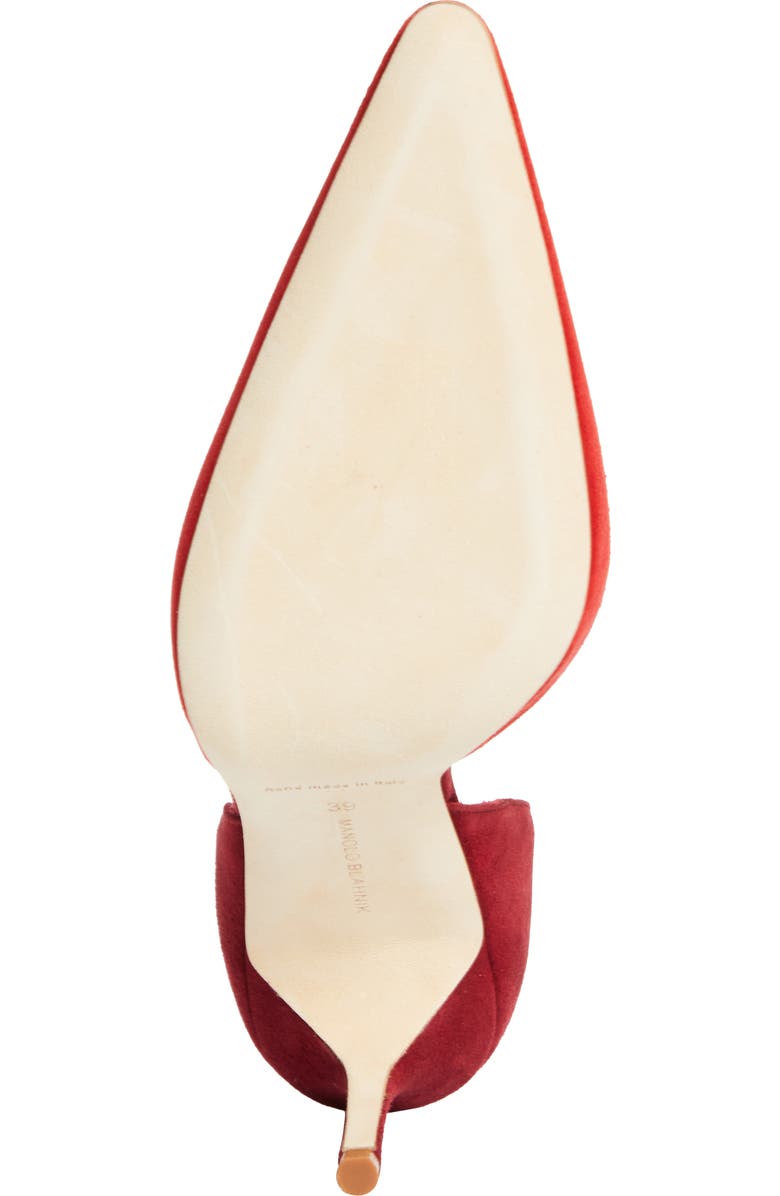 Manolo Blahnik Taylerbinu d'Orsay Pump, Alternate, color, Red 6208/Red 6039