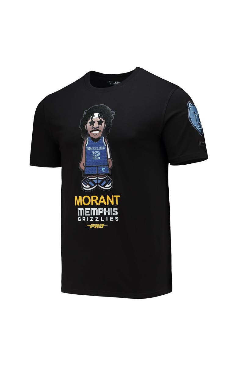 PRO STANDARD Men's Pro Standard Ja Morant Black Memphis Grizzlies Caricature T-Shirt, Alternate, color, 