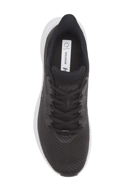 Hoka Solimar Running Shoe In Black
