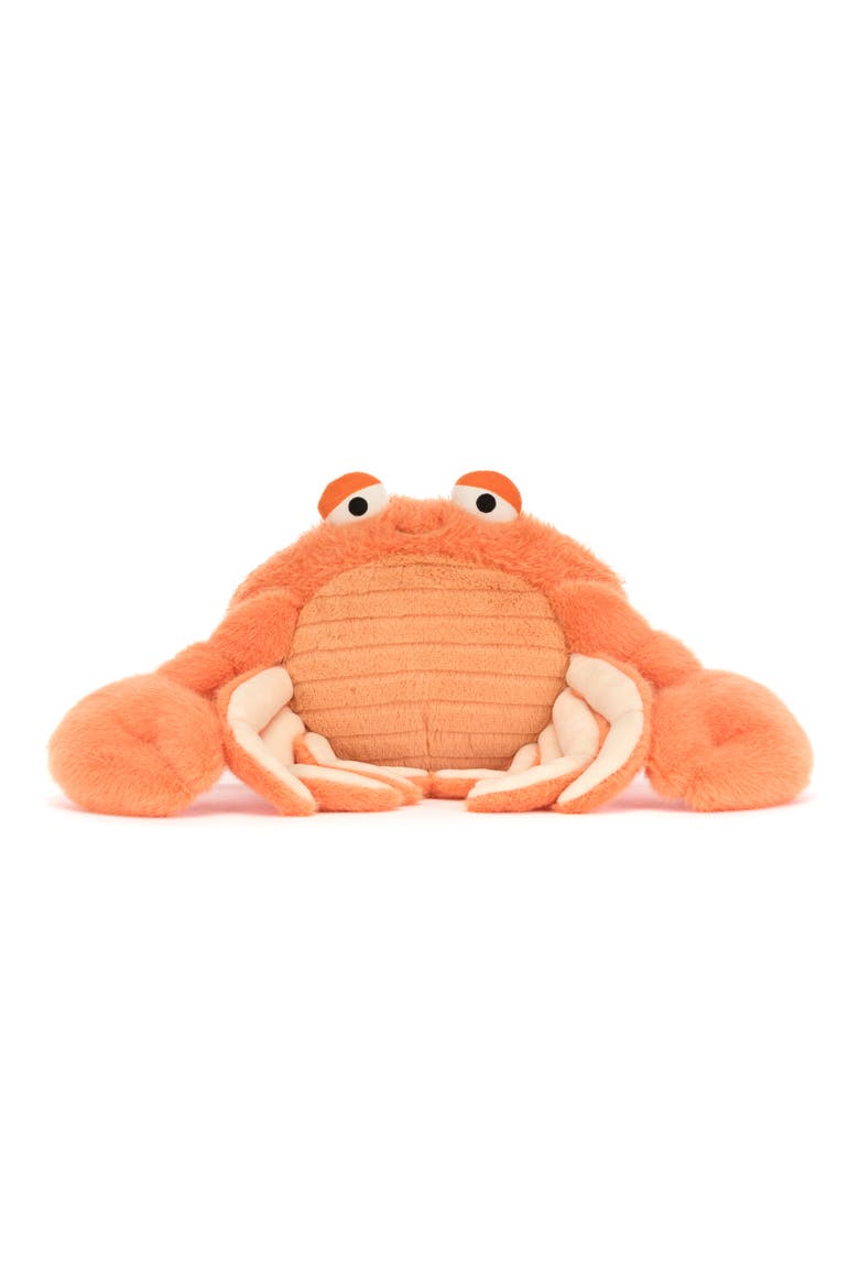 Pinchsnap Crab Medium Plushie, Main, color, ORANGE